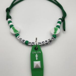 Green Dress Necklace/Shotgun Whistle Combo